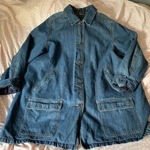 VINTAGE Lands End Denim Jacket